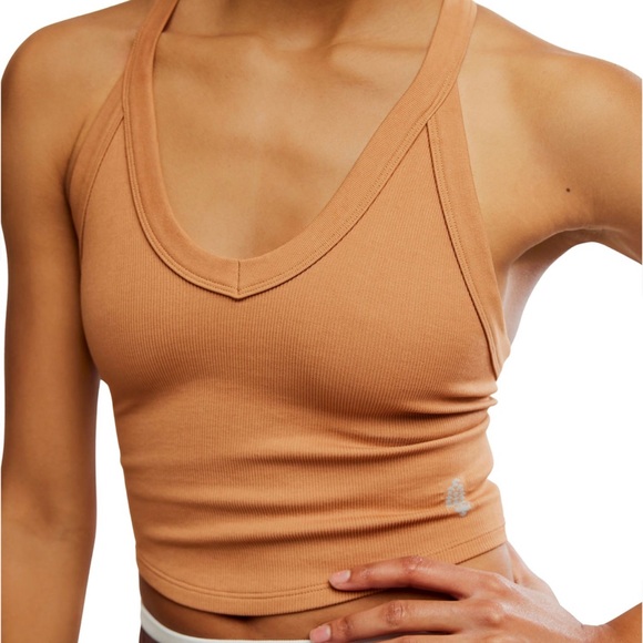 FP Movement All Clear V-Neck Cami in Twig  NWT RT $30 - Picture 6 of 6